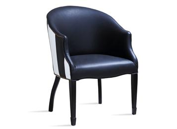 后現(xiàn)代輕奢時(shí)尚真皮軟包西餐廳餐椅