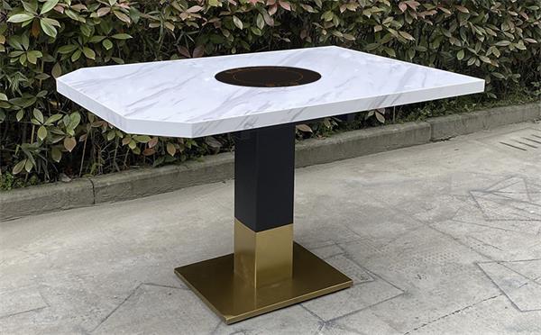 火鍋店大理石火鍋桌_大理石火鍋桌供應(yīng)商