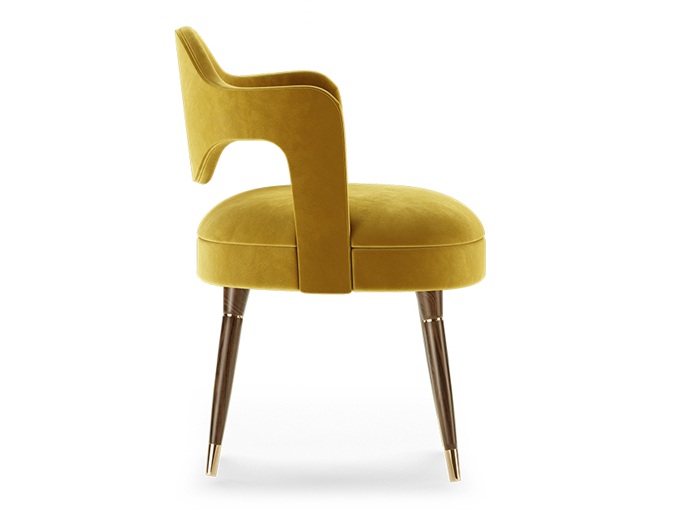 酒店會所現(xiàn)代時尚厚軟包座墊實木椅