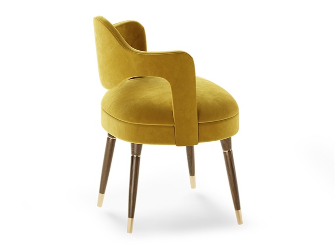 酒店會所現(xiàn)代時尚厚軟包座墊實木椅