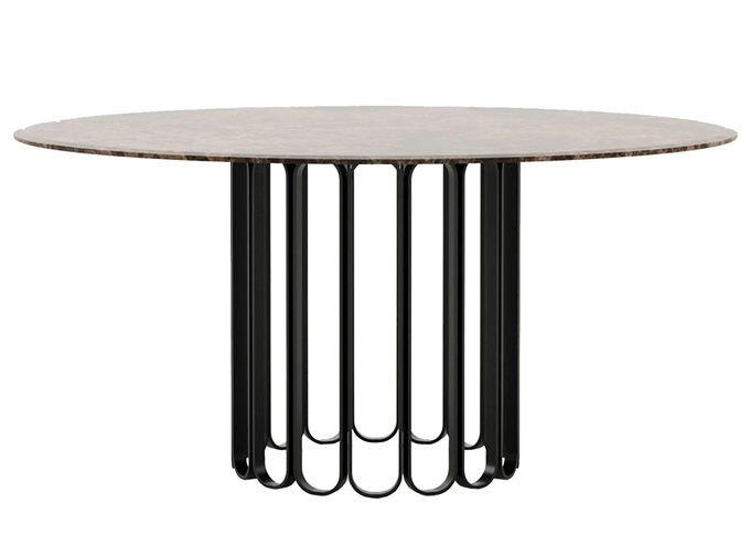 高端會所現(xiàn)代時尚實木不銹鋼桌子