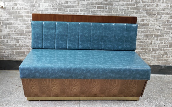 茶餐廳火鍋店簡(jiǎn)約實(shí)木卡座定制