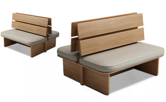 火鍋店烤肉店餐飲時(shí)尚雙人位卡座沙發(fā)