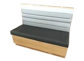 現(xiàn)代簡(jiǎn)約實(shí)木火鍋卡座沙發(fā)