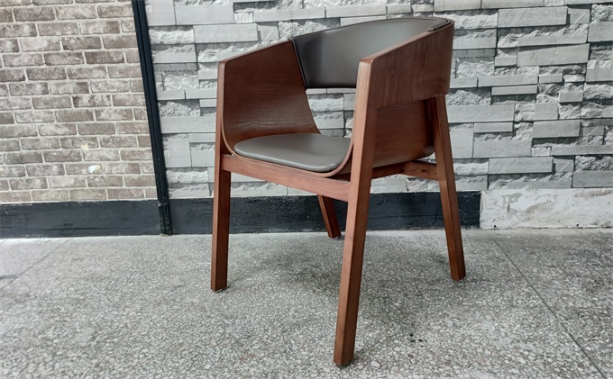 自助火鍋店中式實木靠背鏤空椅子