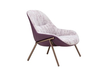 北歐現代時尚不銹鋼單人沙發(fā)