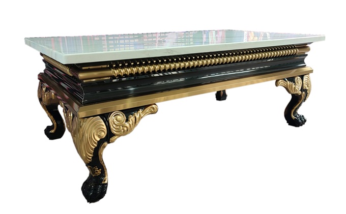 高檔ktv包房歐式不銹鋼大理石發(fā)光茶幾桌臺