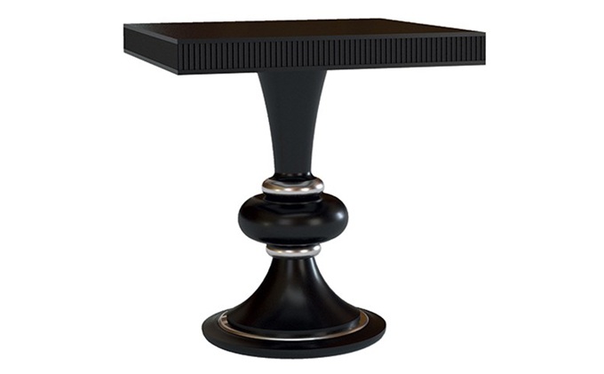 美式酒吧復(fù)古懷舊風(fēng)格黑色實(shí)木酒吧桌