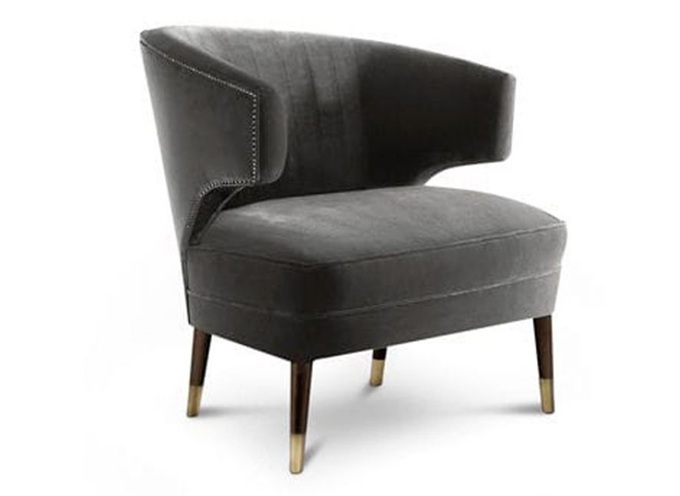 高檔清吧特色扶手時尚沙發椅