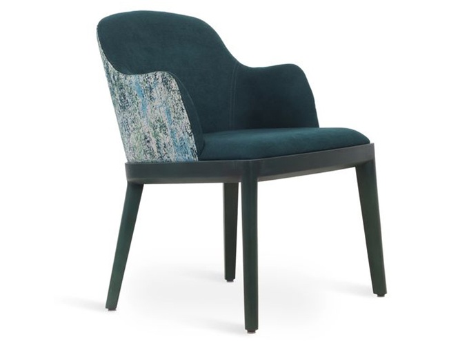 咖啡廳時(shí)尚皮質(zhì)靠背實(shí)木椅