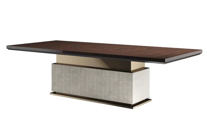 酒店會(huì)所簡雅輕奢餐桌家具定制