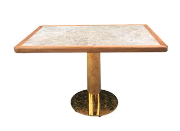 4人位飯?zhí)米酪蝊企業(yè)單位學校食堂桌椅