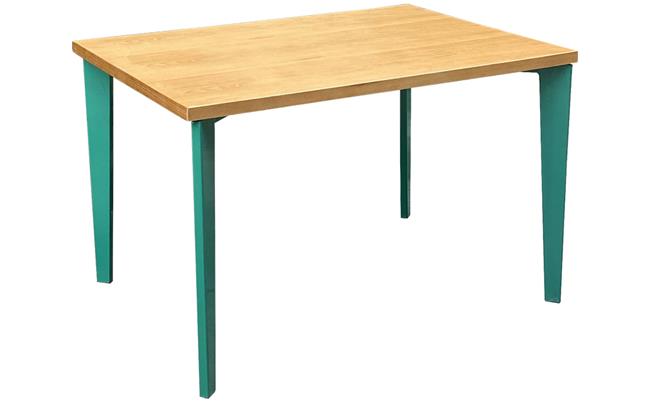 學校學生職工食堂4人位實木餐桌