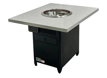 連鎖火鍋店大理石無煙凈化火鍋桌