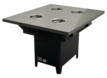 自助餐廳一人一鍋無煙自凈化小火鍋桌