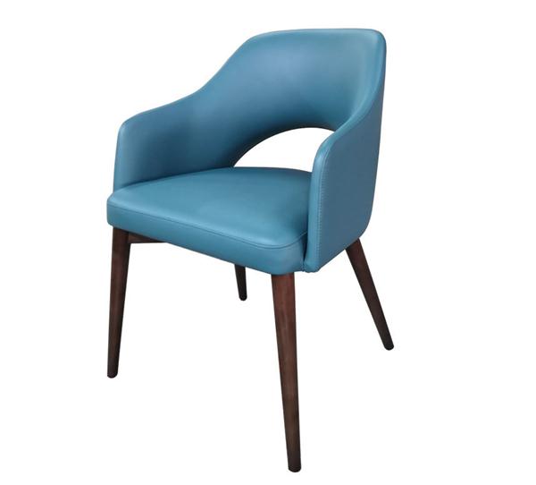 美式鄉村休閑實木咖啡館靠背椅