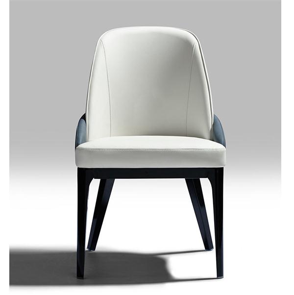 現代輕奢實木軟包咖啡店休閑椅