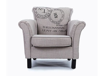 歐式復古咖啡廳單人沙發