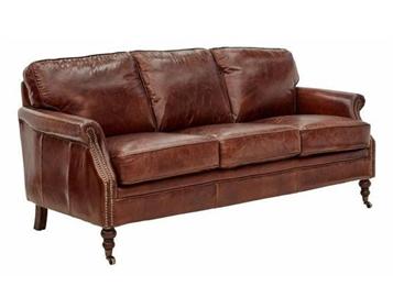 復古小酒吧工業(yè)風皮革卡座沙發(fā)