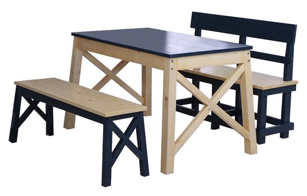 地中海現(xiàn)代簡約餐桌椅組合